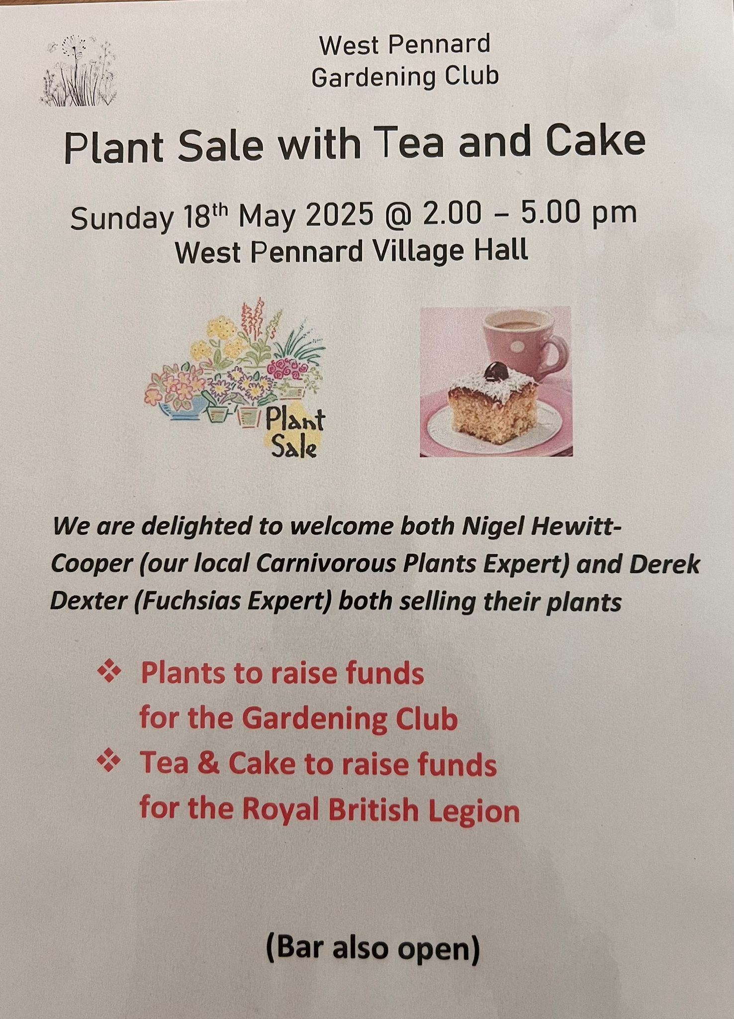 FLOWER & PLANT SALE